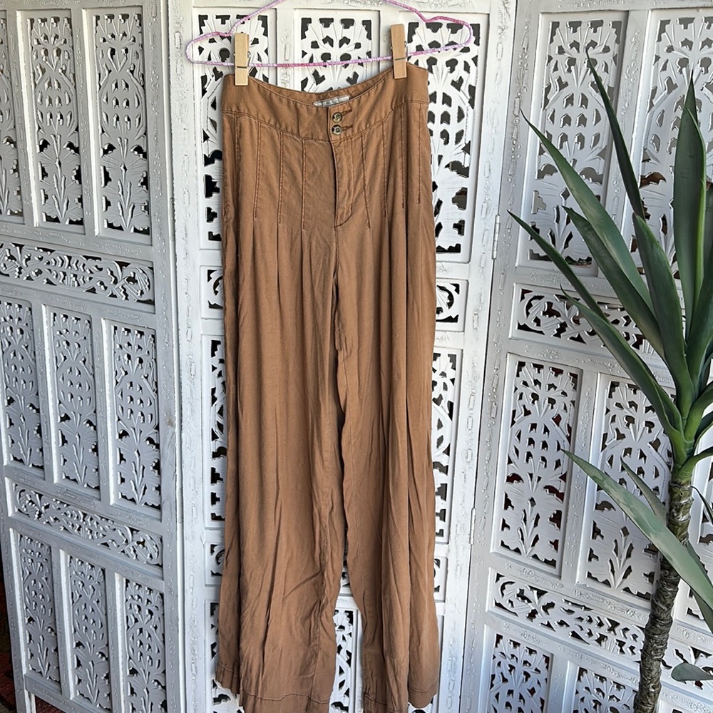 Free people pleated trousers